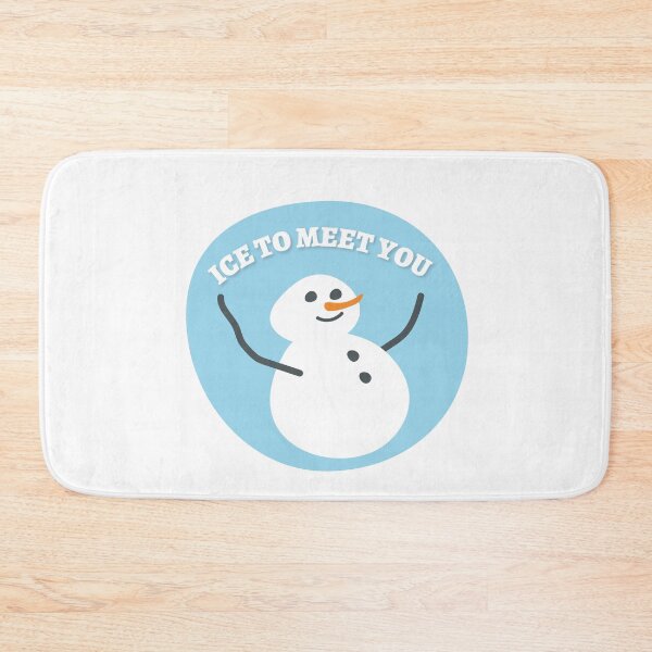 Item preview, Ice To Meet You | Christmas Gift Ideas | Snowman Puns designed and sold by Fluffy-Vectors.