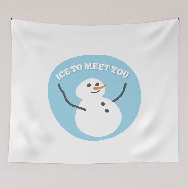 Item preview, Ice To Meet You | Christmas Gift Ideas | Snowman Puns designed and sold by Fluffy-Vectors.