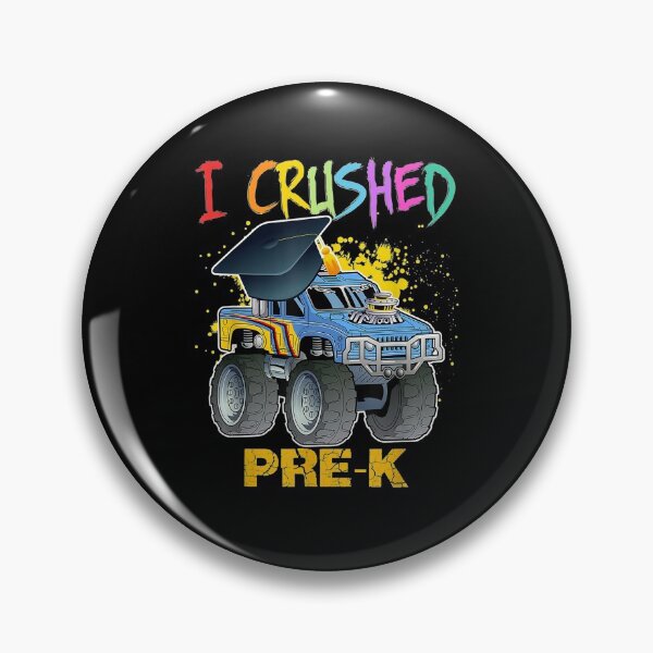 Item preview, I Crushed PreK Monster Truck Graduation designed and sold by SemajshiMaah.