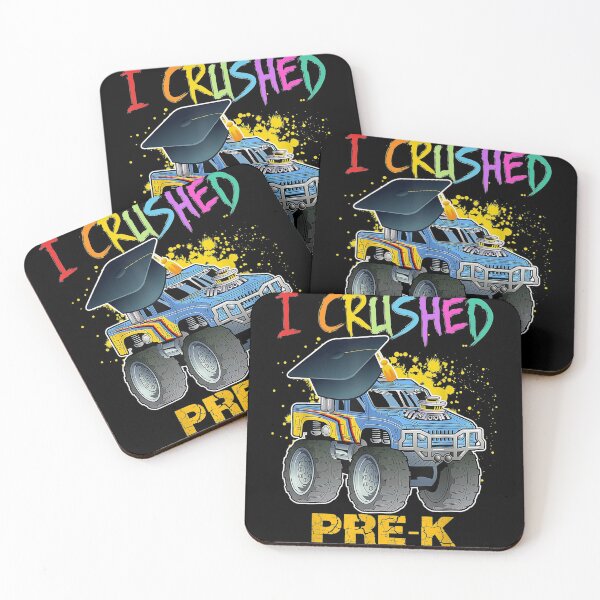 Item preview, I Crushed PreK Monster Truck Graduation designed and sold by SemajshiMaah.