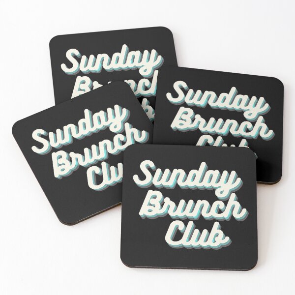 Item preview, Sunday Brunch Club Vintage Print For The Squad designed and sold by Vibbin4Life33.
