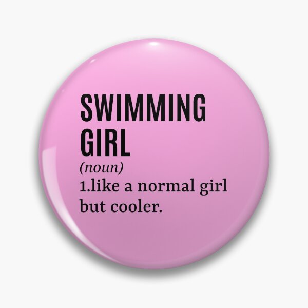 Item preview, Swimming Girl - Swimmer Funny Quote designed and sold by MountainD.