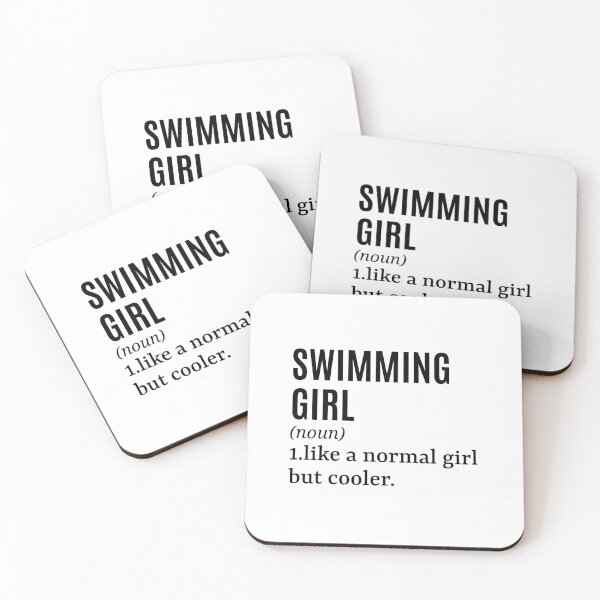 Item preview, Swimming Girl - Swimmer Funny Quote designed and sold by MountainD.