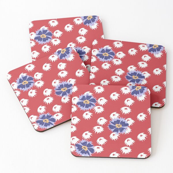 Item preview, Hot Pink Cornflower Pattern designed and sold by Lumimango.