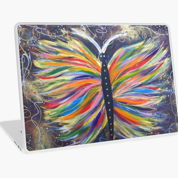 Butterfly of Joy Laptop Skin