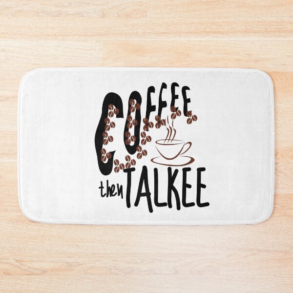 Item preview, Coffee Then Talkee - Funny coffee design designed and sold by Vibing-Right.