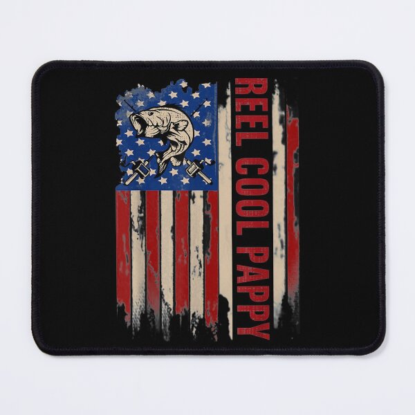 Item preview, Reel Cool Pappy American Usa Flag Fishing Fish Gift designed and sold by maudean.