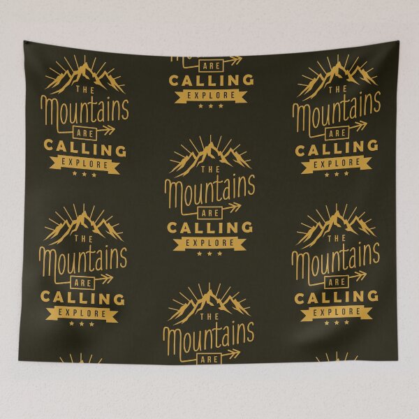 Item preview, The Mountains Are Calling designed and sold by VomHaus.