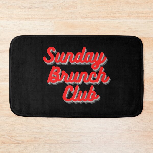 Item preview, Sunday Brunch Club Vintage Red Print For The Squad designed and sold by Vibbin4Life33.