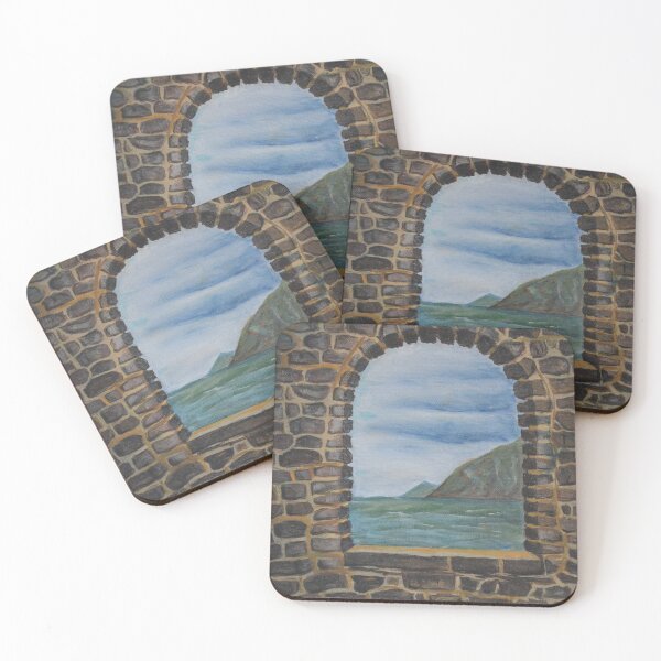 Item preview, Oil Painting - A Window at Grotta di Byron. 2011 designed and sold by Igor Pozdnyakov.