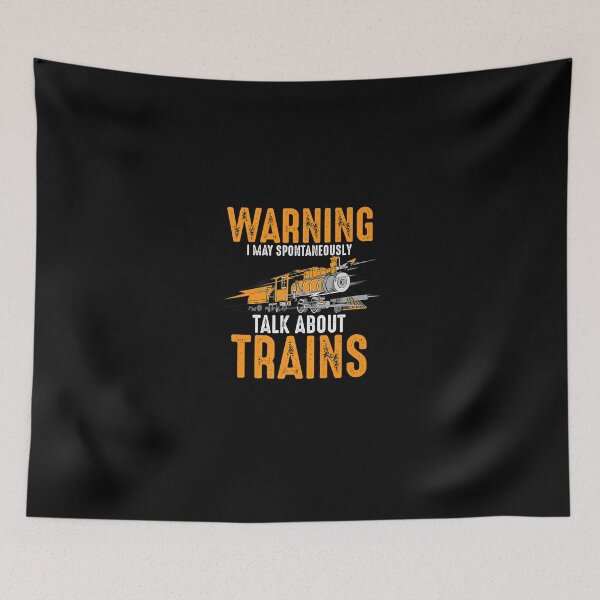 Item preview, Cute Warning Maypontaneously Talk About Trains designed and sold by MivaanshiAhe.