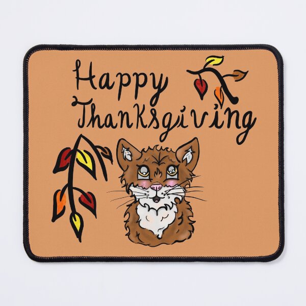 Item preview, Thanksgiving Cat designed and sold by BioLushGraphics.
