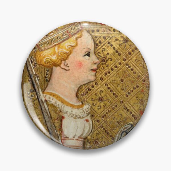 Item preview, Queen of Swords The Visconti-Sforza Tarot designed and sold by TheWitchsWolf.