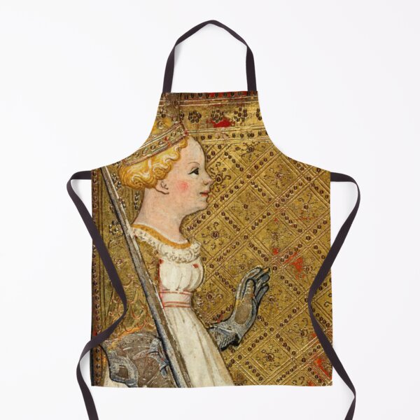Item preview, Queen of Swords The Visconti-Sforza Tarot designed and sold by TheWitchsWolf.