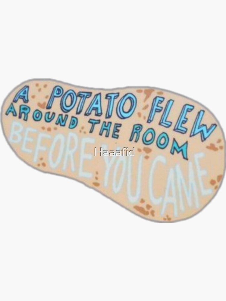 Cute Spud Potato Sticker For Sale By Haaafid Redbubble