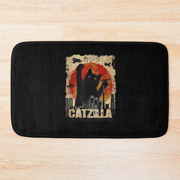 Item preview, Vintage Catzilla Funny Kitten and Cat designed and sold by MivaanshiAhe.
