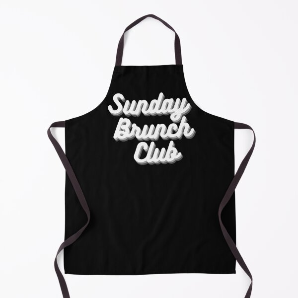 Item preview, Sunday Brunch Club Vintage White Print For The Squad designed and sold by Vibbin4Life33.