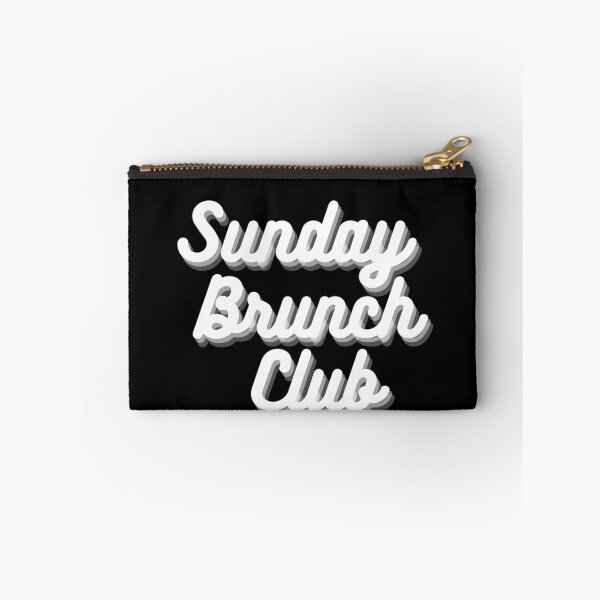 Item preview, Sunday Brunch Club Vintage White Print For The Squad designed and sold by Vibbin4Life33.