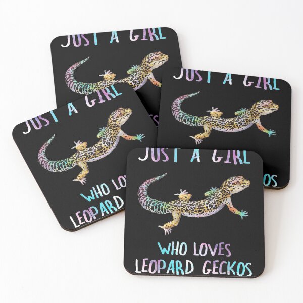Item preview, Cute Watercolor Lizard Just A Girl Who Loves Leopard Geckos designed and sold by MivaanshiAhe.