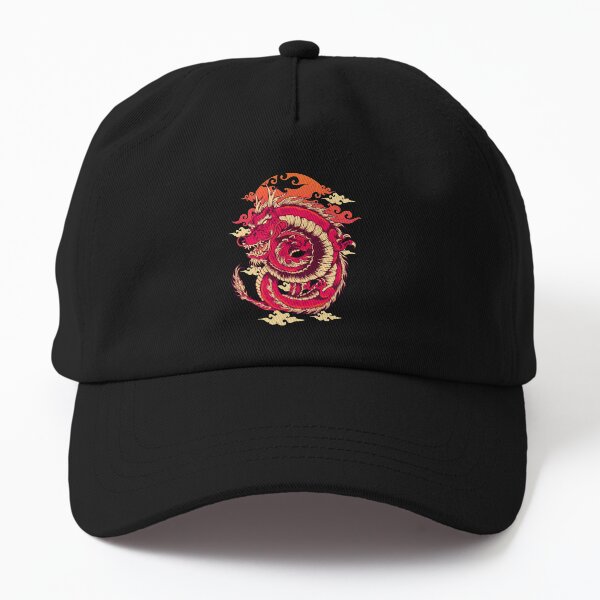 Chinese Red Dragon Dad Hat