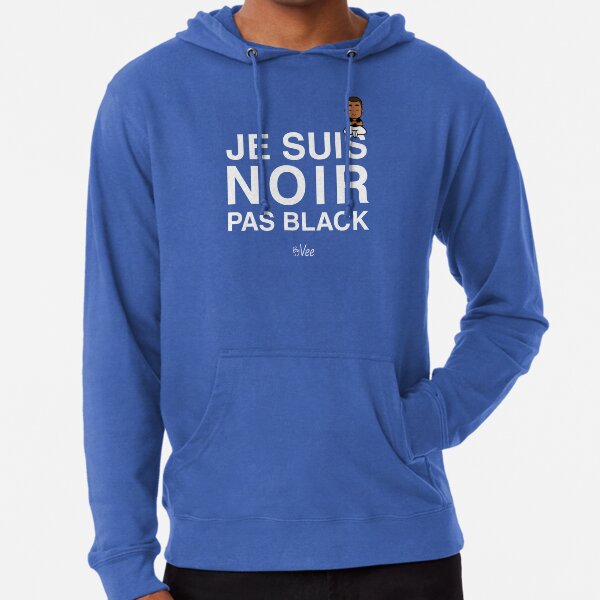 Je suis noir, pas black Sweat à capuche léger