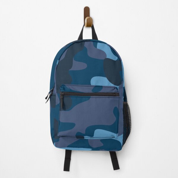 Item preview, Blue camouflage pattern designed and sold by risingrocket.