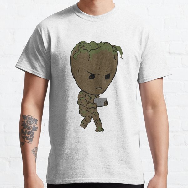 SUNSET OF THE GALAXY MENS T SHIRT GUARDIANS GROOT DRAX ROCKET SCI-FI FAN S 5XL