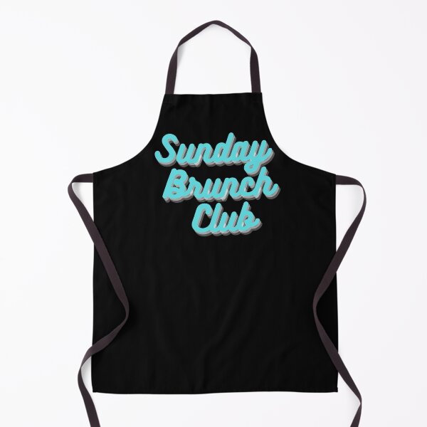 Item preview, Sunday Brunch Club Vintage Turquoise Print For The Squad designed and sold by Vibbin4Life33.