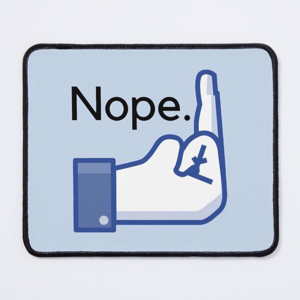 Item preview, Facebook Dislike Nope designed and sold by icelandcollecti.