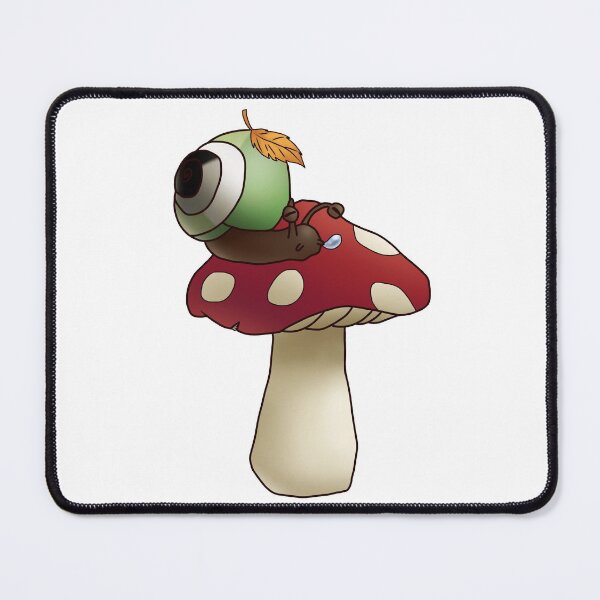 Item preview, Aromantic Autumn Mushroom Pride Snail designed and sold by PrideSnails.