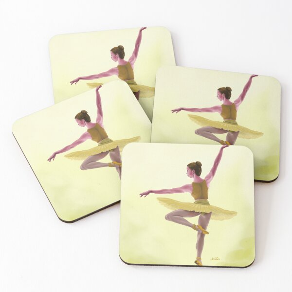 Item preview, Girl dancer in yellow designed and sold by ALVALERA.