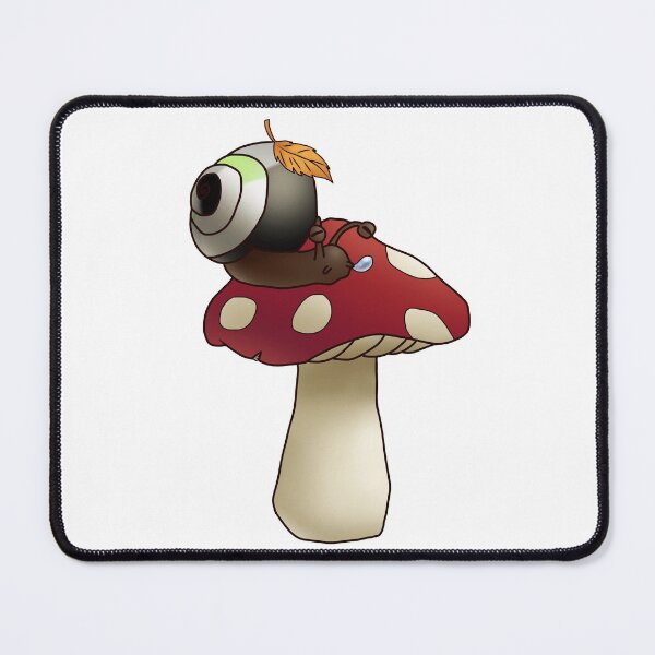 Item preview, Agender Autumn Mushroom Pride Snail designed and sold by PrideSnails.