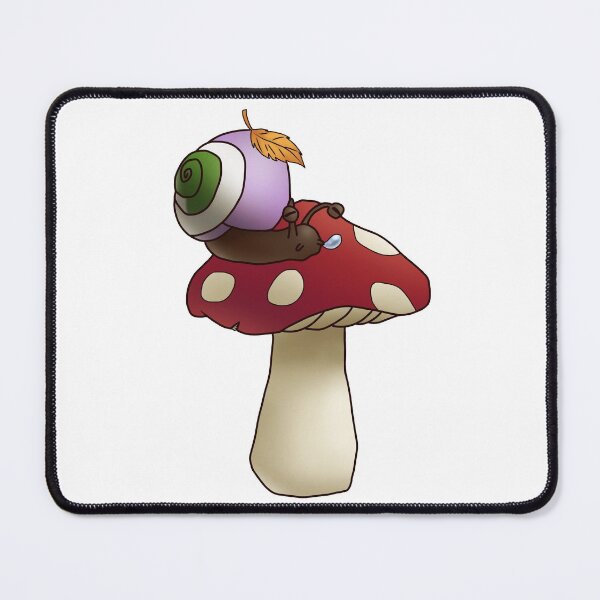 Item preview, Genderqueer Autumn Mushroom Pride Snail designed and sold by PrideSnails.