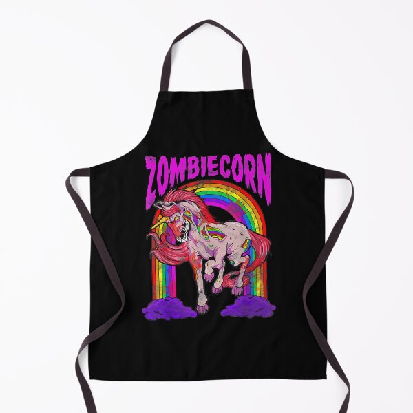 Item preview, Scary Halloween Death Metal Horror Zombiecorn Zombie Unicorn designed and sold by angelata.