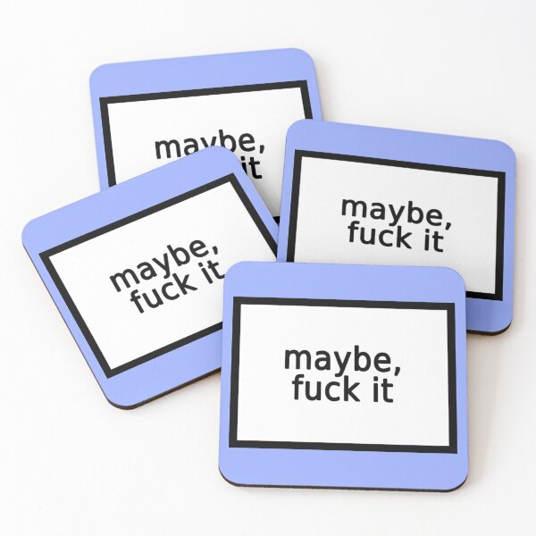 Item preview, maybe, fuck it   designed and sold by icelandcollecti.