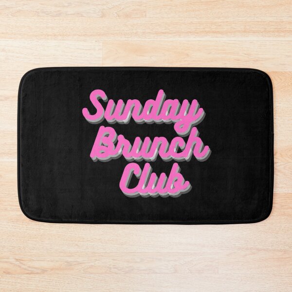 Item preview, Sunday Brunch Club Vintage Pink Print For The Squad designed and sold by Vibbin4Life33.