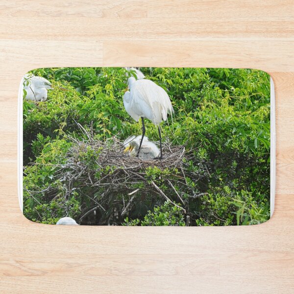 Item preview, Baby Great White Heron designed and sold by LisaWootenPhoto.