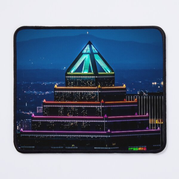 Item preview, Colorful Top of a skyline building in Downtown Montreal designed and sold by Majphoto.