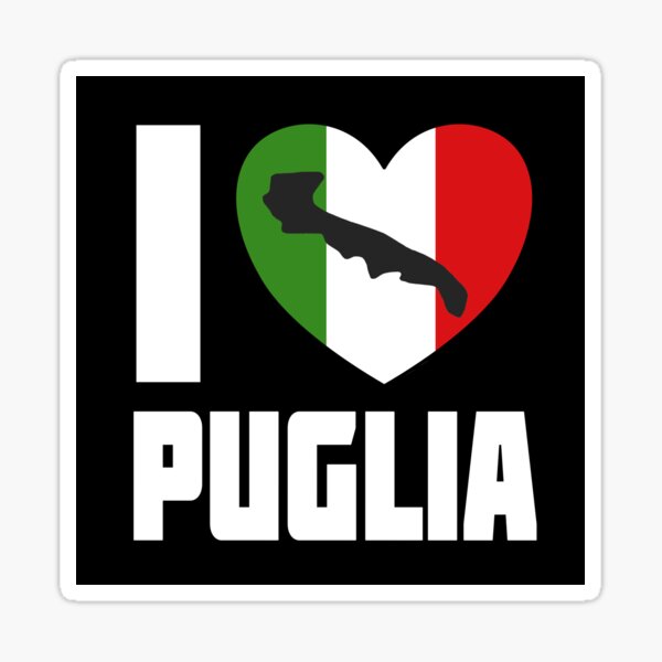 Item preview, I Love Puglia - I Heart Puglia Italy  designed and sold by molamode.