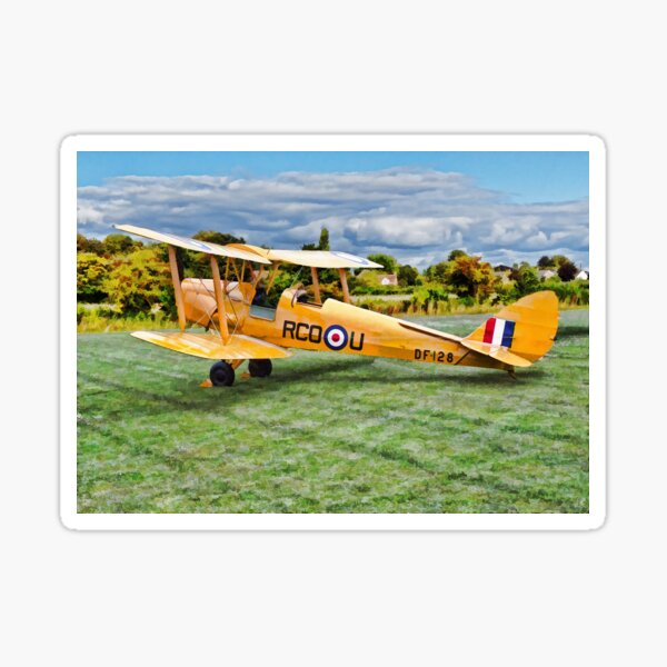 De Havilland Tiger Moth Sticker