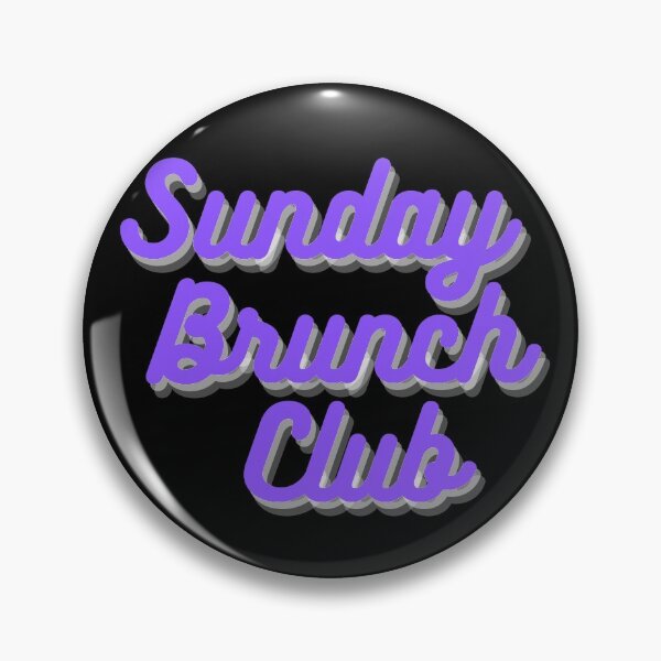 Item preview, Sunday Brunch Club Vintage Purple Print For The Squad designed and sold by Vibbin4Life33.