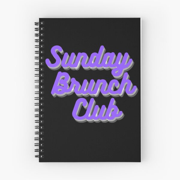 Item preview, Sunday Brunch Club Vintage Purple Print For The Squad designed and sold by Vibbin4Life33.
