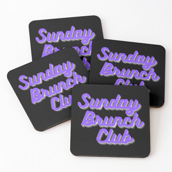 Item preview, Sunday Brunch Club Vintage Purple Print For The Squad designed and sold by Vibbin4Life33.