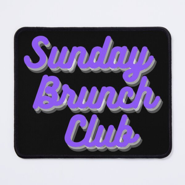Item preview, Sunday Brunch Club Vintage Purple Print For The Squad designed and sold by Vibbin4Life33.