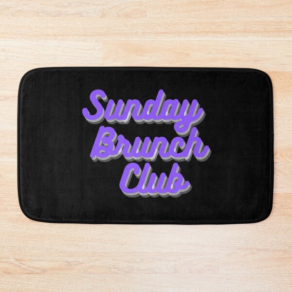 Item preview, Sunday Brunch Club Vintage Purple Print For The Squad designed and sold by Vibbin4Life33.
