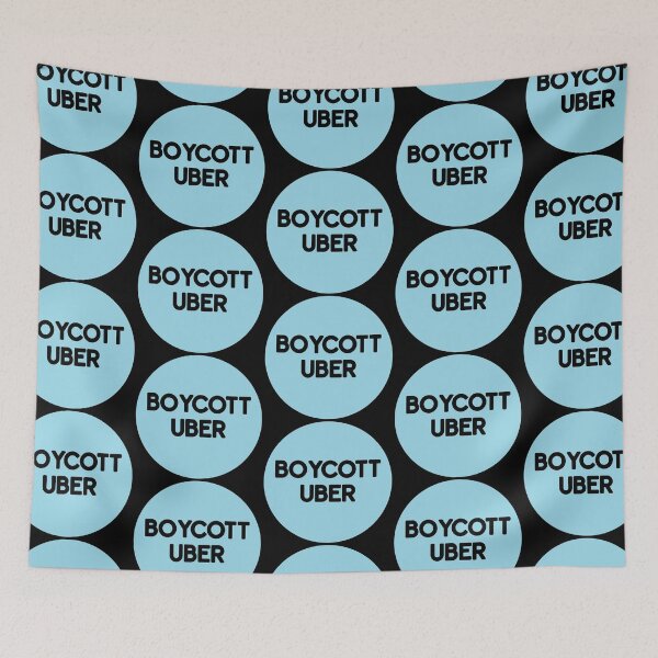 Item preview, Boycott Uber designed and sold by RevolutionInPaint.