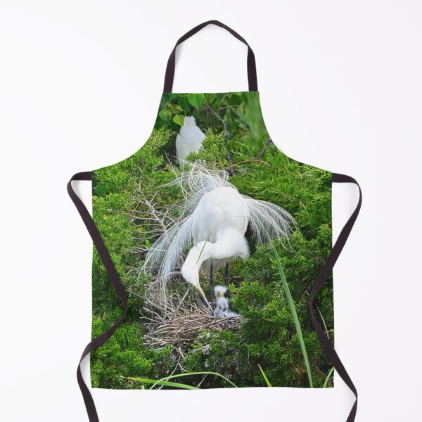Item preview, Momma And Baby Great White Heron Vertical designed and sold by LisaWootenPhoto.