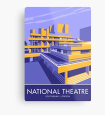 The National Theatre, South Bank, London Metal Print