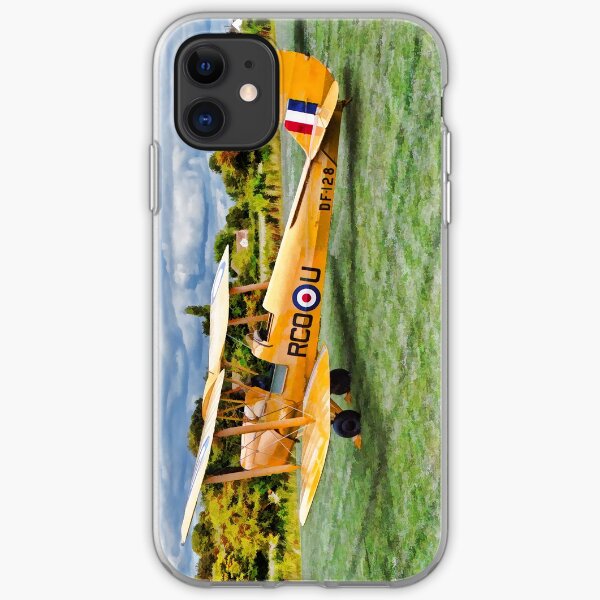 De Havilland DH82 Tiger Moth - Portrait iPhone Soft Case