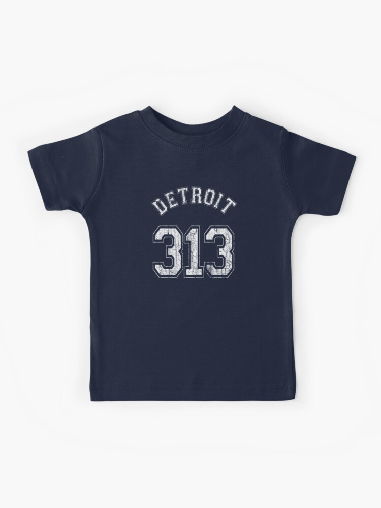 Ann Arbor T-Shirt Co. Detroit | Classic Retro City Grey Blue Red Black Detroiter 313 Cool Michigan Men Women T-Shirt